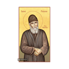 22k St Paisios Athonite (English) - Gold Leaf Background Orthodox Icon