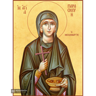 22k St Paraskeva - Gold Leaf Background Christian Orthodox Icon