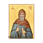 22k St Patapios - Gold Leaf Background Christian Orthodox Icon