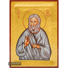 24k Exclusive Saint Seraphim of Sarov Icon with Gold Leaves