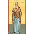 22k St Sophia - Gold Leaf Background Christian Orthodox Icon