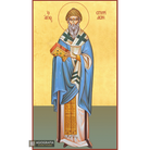 22k St Spiridon - Gold Leaf Background Christian Orthodox Icon