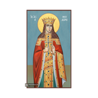 Saint Theodora Christian Orthodox Icon with Blue Background