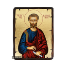 St Varnavas Christian Orthodox Icon on Wood with Gold Leaf