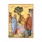22k Sts Joachim Anna - Gold Leaf Background Christian Orthodox Icon