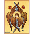 22k Seraphim Gold Leaf Background Christian Orthodox Icon