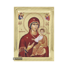 Virgin Mary the Directress Orthodox Wood Icon with Gilding Effect