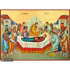 22k Dormition of Virgin Mary - Gold Leaf Background Orthodox Icon