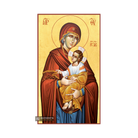 22k Theotokos Holding Christ - Gold Leaf Background Orthodox Icon