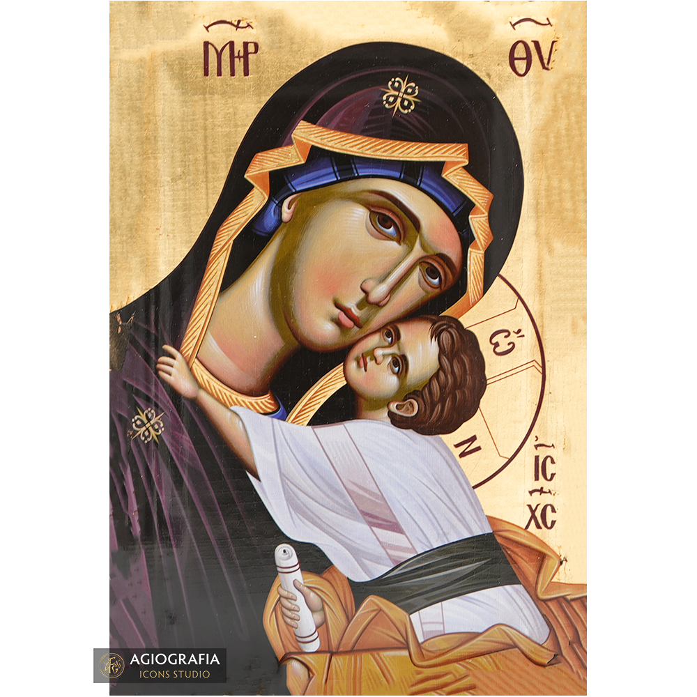 Virgin Mary holding Jesus Christ