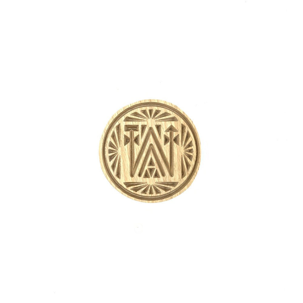 Set of 4 Holy Bread Small Seals - Each 8cm - Natural wood - Christian Orthodox Stamp - Traditional Orthodox Prosphora
