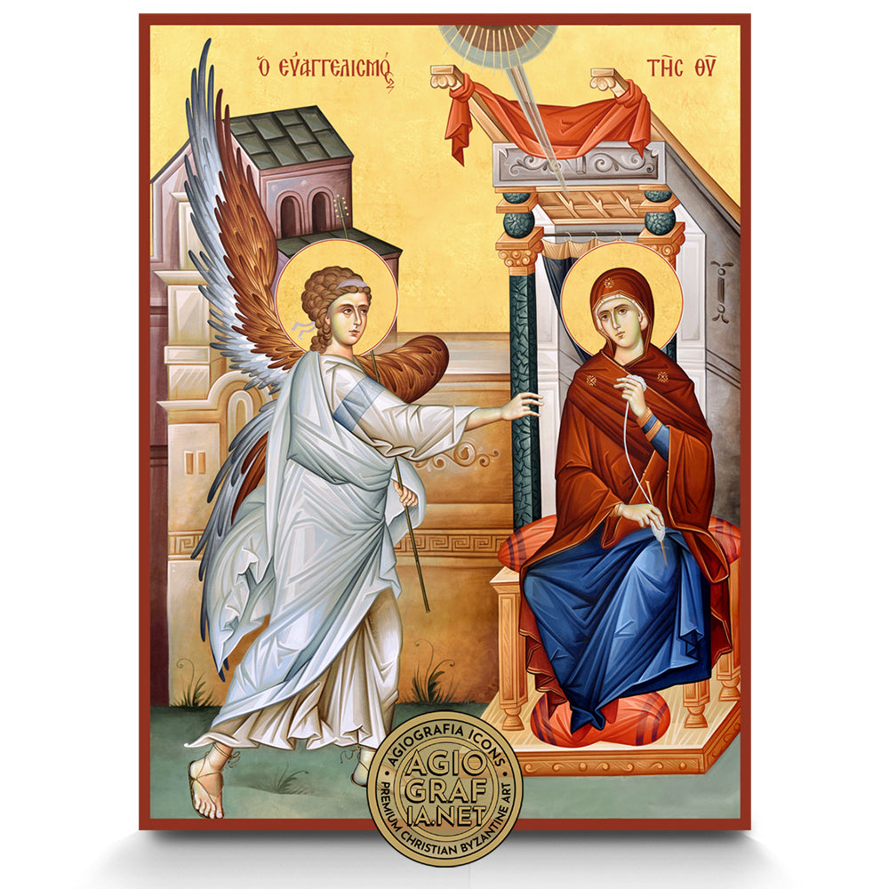 Set of the 12 Feastal Icons - Dodekaorto on Wood with 22k Gold Leaf