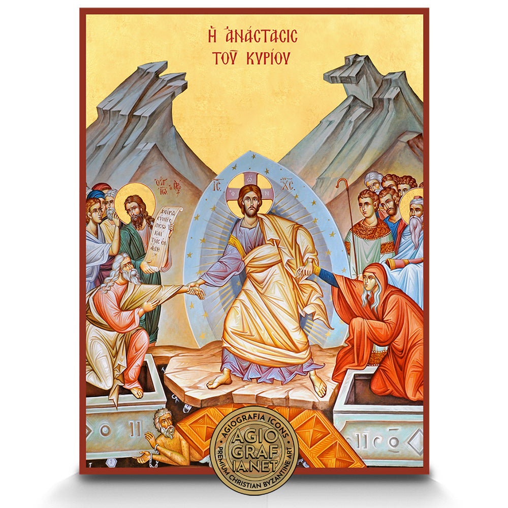 Set of the 12 Feastal Icons - Dodekaorto on Wood with 22k Gold Leaf