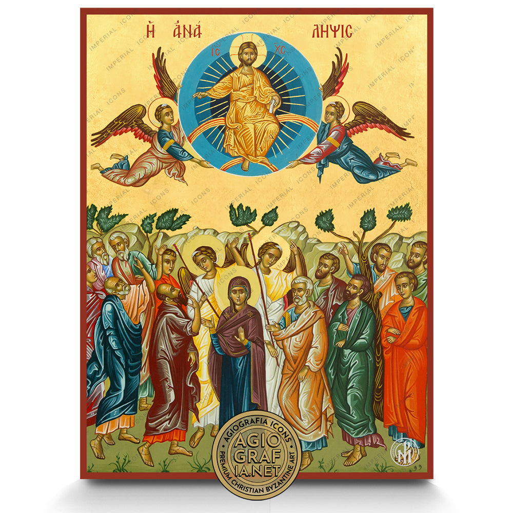 Set of the 12 Feastal Icons - Dodekaorto on Wood with 22k Gold Leaf