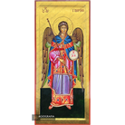 24k Archangel Gabriel Handwritten Gold Leaves Orthodox Icon