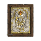 Archangel Michael Pure Silver and 24k Gold Plated Christian Icon