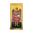 24k Archangel Michael Handwritten Gold Leaves Orthodox Icon
