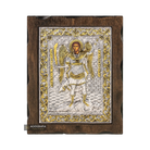 Archangel Michael Pure Silver and 24k Gold Plated Christian Icon