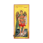 24k Archangel Raphael Handwritten Gold Leaves Orthodox Icon