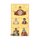 Custom Synthesis for a Baptism | Virgin Mary Platytera and 4 Saints