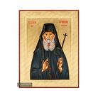 Elder Ephraim of Arizona Handwritten Icon with Gold Leaves