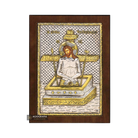 Jesus Christ Extreme Humility Christian Orthodox Silver Plated Icon