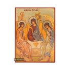 Holy Trinity & The hospitality of Abraham Icon with Aged Gold Foil
