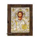 Jesus Christ Pure Silver and 24k Gold Plated Christian Icon