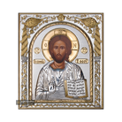 Jesus Christ God’s Wisdom Silver Gold Plated Wood Icon
