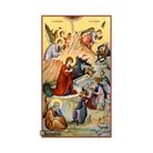 22k Nativity of the Lord - Gold Leaf Background Orthodox Icon
