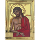 Jesus Christ The Bridegroom Icon on Wood with Gilding Effect