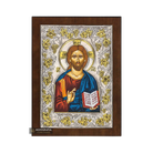 Jesus Christ Tree of Life Christian Orthodox Silver Plated Icon