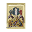 Transfiguration of Jesus Christ Orthodox Wood Icon with Gilding Effect
