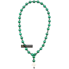 Prayer Rope of Malachite Semi-Precious Stones with 50 knots