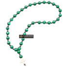 Prayer Rope of Malachite Semi-Precious Stones with 50 knots