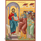22k Mid-Pentecost - Exclusive Mt Athos Gold Leaf Orthodox Icon