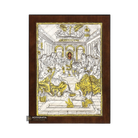 Mystical Supper Christian Christian Orthodox Silver Plated Icon