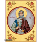 22k Prophet Isaiah Gold Leaf Background Christian Orthodox Icon