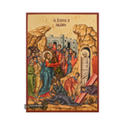 Raising of Lazarus Gold Print Orthodox Icon with Aged Gold Foil