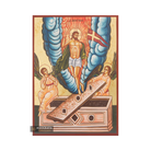 Resurrection of the Lord Gold Print Icon with Aged Gold Foil