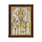 Saint Achilles Christian Orthodox Silver Plated Icon