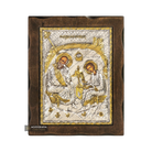 St. Apostle John Revelation Scene Pure Silver and 24k Gold Plated Icon