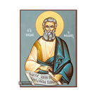 St Apostle Judas Thaddeus Christian Icon with Blue Background