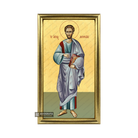 22k St Apostle Luke Framed Christian Icon with Gold Leaf
