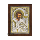 Saint Apostle Mark Silver Gold Plated Christian Orthodox Icon