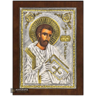 Saint Apostle Mark Silver Gold Plated Christian Orthodox Icon