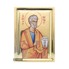 St Apostle Peter Gold Leaf with Gilding Effect Greek Orthodox Icon