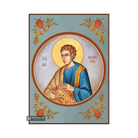 St Apostle Phillip Greek Orthodox Icon with Blue Background