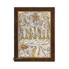 St Apostle John The Vision with the 7 candlesticks Silver Plated Icon