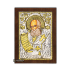 Saint Athanasios the Great Christian Orthodox Silver Plated Icon